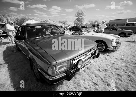 1982 Ford Granada Ghia, owned by John Langford at the Classics at Penshurst Car Show at Penshurst Place 18th August 2024  Photo: Michael Cole Stock Photo