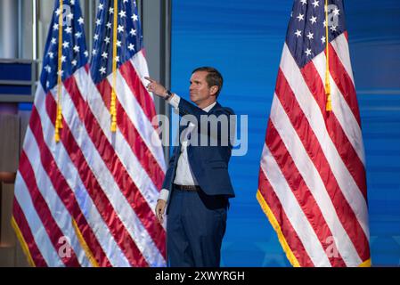 Democratic National Convention Day 1 Chicago. Opening ceremony for DNC convention in Chicago at United Center. Stock Photo