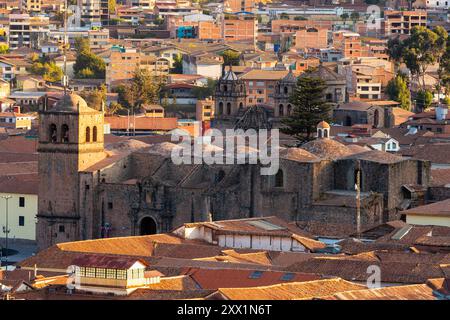 Church, museum and Convent of San Francisco, UNESCO World Heritage Site, Cusco (Cuzco), Cusco Province, Cusco Region, Peru, South America Stock Photo