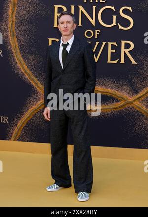 London, UK. 20th Aug, 2024. Daniel Weyman attends The Lord Of The Rings: The Rings Of Power Premiere at BFI Southbank in Waterloo, London. (Photo by Cat Morley/SOPA Images/Sipa USA) Credit: Sipa USA/Alamy Live News Stock Photo