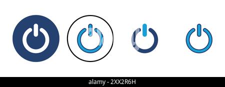 Power icon vector. Power Switch Icon. Electric power Stock Vector