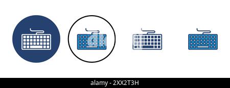 Keyboard icon vector. keyboard vector symbol Stock Vector