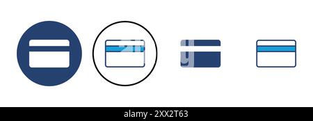 Credit card icon vector. Credit card payment icon vector Stock Vector
