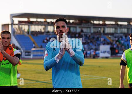 Rio Maior, Portugal. 10th Aug, 2024. Joao Goncalves (Boavista FC) during Liga Portugal game between teams Casa Pia AC and Boavista FC at Estadio Municipal Rio Maior Boavista FC won 1-0 (Photo by Maciej Rogowski/SOPA Images/Sipa USA) Credit: Sipa USA/Alamy Live News Stock Photo