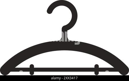 hanger vector icon illustration logo template. Stock Vector