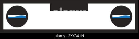 waterpass vector icon illustration simple design Stock Vector
