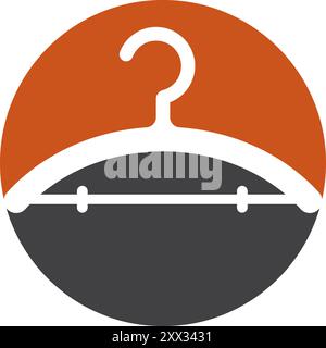 Hanger vector icon illustration logo template Stock Vector
