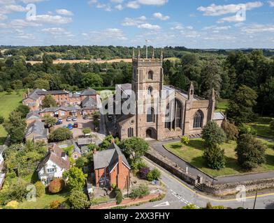 Leominster Priory Church of St. Peter & St. Paul, Herefordshire, England, Stock Photo