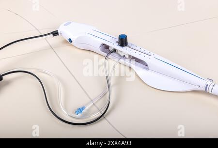 Rotational Atherectomy System Console, Coronary Atherectomy. The ROTAPRO Rotational Atherectomy system features an Advanced which is used to control m Stock Photo