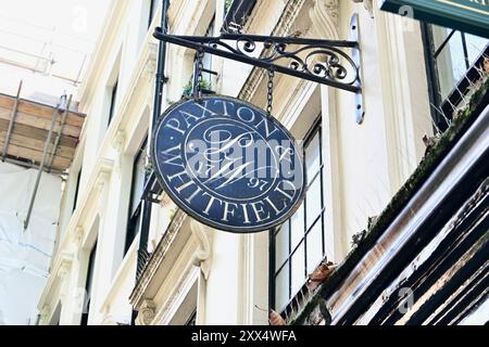 Paxton & Whitfield Cheese Shop, Jermyn Street, London Stock Photo