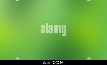 Soft, bright, vibrant and blurred green color gradient background. Abstract summery and springlike background with copy space. Stock Photo