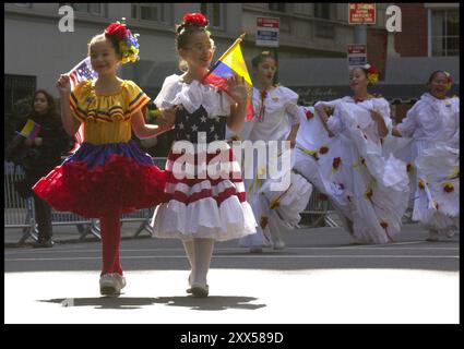 Columbus Day Parade Oct. 8th, 2000 in Manhattan, New York. Stock Photo