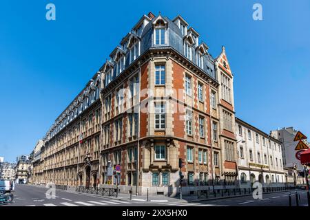 Exterior view of the Institut Catholique de Paris (ICP), a Catholic university and a private higher education institution of general interest Stock Photo