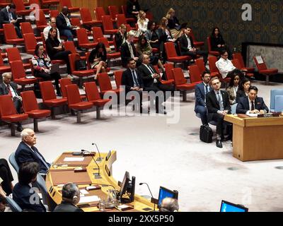 Un Palestinian Representative State of Palestine Ambassador and Permanent Observer to the UN Riyad ...