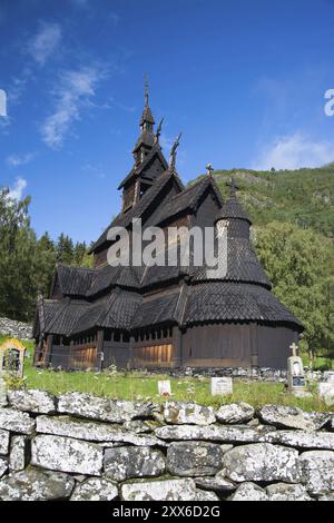 Borgund Stave Church, Sogn og Fjordane, Norway, Norway, Europe Stock Photo