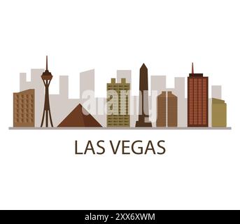 Las Vegas skyline Stock Photo