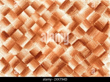 Background is filled with pattern drawn by hand with colored pencils. Uneven squares. Each square has gradient from light to dark. Different shades of Stock Photo