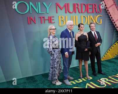 Los Angeles, USA. 22nd Aug, 2024. arrives at the Hulu's ONLY MURDERS IN THE BUILDING Season 4 Premiere held at the Paramount Studios in Los Angeles, CA on Thursday, August 22, 2024. (Photo By Sthanlee B. Mirador/Sipa USA) Credit: Sipa USA/Alamy Live News Stock Photo