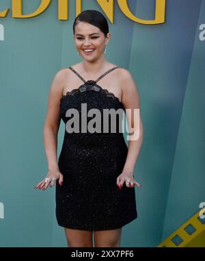 Los Angeles, Unites States. 22nd Aug, 2024. Cast member Selena Gomez attends Hulu's 'Only Murders in the Building' Season 4 premiere at Paramount Studios in Los Angeles on Thursday, August 22, 2024. Photo by Jim Ruymen/UPI Credit: UPI/Alamy Live News Stock Photo