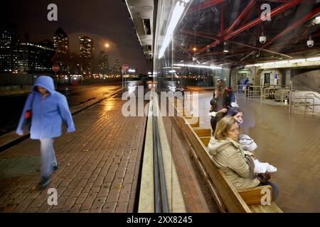 Roosevelt Island, an anacronism in New York, has been state run the last 35 years. Now, the social experiment is opening up for privatization. Stock Photo