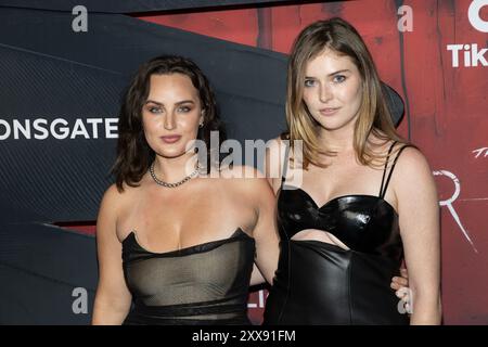 Village Ladies Alexandra Alexandra Berggren (L) attends 'The Crow' by Lionsgate world premiere at  The Village East by Angelika in New York on August 20, 2024 Stock Photo -  Alamy