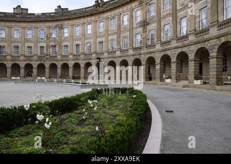 The Crescent Buxton Derbyshire Stock Photo