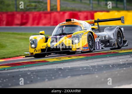 Francorchamps, Belgium, 23 August 2024,#8 Team Virage (Pol) - Ligier Js P320/Nissan (LMP3) - Julien Gerbi (Dza) Bernardo Pinheiro (Prt) Gillian Henrion (Fra) during round 4 of the 2024 Michelin Le Mans Cup at Circuit de Spa-Francorchamps (Belgium), on 23 August 2024 - Photo Kristof Vermeulen Photography - Credit Kristof Vermeulen/Alamy Live News Stock Photo