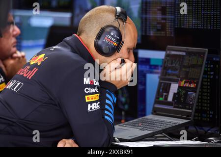 LAMBIASE Gianpiero, Race Engineer of Max Verstappen, portrait, during the Formula 1 Heineken Dutch Grand Prix 2024, 15th round of the 2024 Formula One World Championship from August 23 to 25, 2024 on the Circuit Zandvoort, in Zandvoort, Netherlands Stock Photo