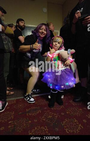 Beermageddon Festival, Stoke Prior United Kingdom. 23 Aug 2024. Fans arrive at Beermageddon Festival, Stoke Prior, United Kingdom. Copyright Will Tudor/Alamy Live News Stock Photo