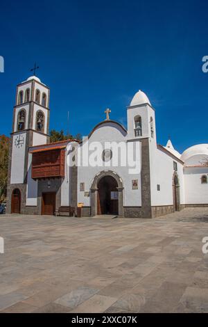Santiago del Teide, Spain  6 September 2023,  The church 'Parroquia de San Fernando Rey' in Santiago del Teide Stock Photo