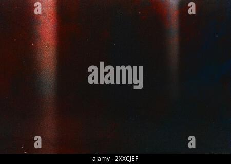 Dusty scratched and scanned old film texture .Abstract background with blurred grainy gradient. Digital soft noise effect style. Low quality vintage Stock Photo