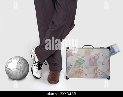 Managers as global players Stock Photo