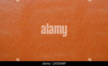 Texture of an old case with orange leather structure Stock Photo
