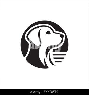 Dog Logo Design Vector Template Stock Vector