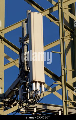 Mobile radio base station Stock Photo