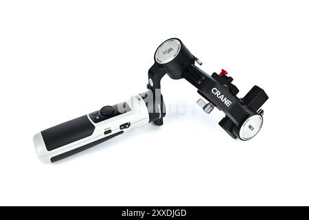 Zhiyun Crane M2S Gimbal – Wales, UK – 22 August 2024 Stock Photo