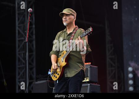 UK. 23rd Aug, 2024. LONDON, ENGLAND - AUGUST 23: Joey Santiago of ‘Pixies' performing at All Points East, Victoria Park on August 23, 2024 in London, England.CAP/MAR © MAR/Capital Pictures Credit: Capital Pictures/Alamy Live News Stock Photo