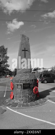 Rough Justice War Memorial at Eden Camp Stock Photo