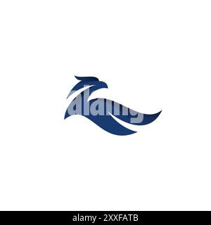 Eagle Logo Vector Illustration. Bird Icon Stock Vector