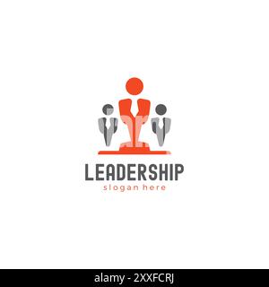Leadership People Logo Vector. Human Icon Stock Vector