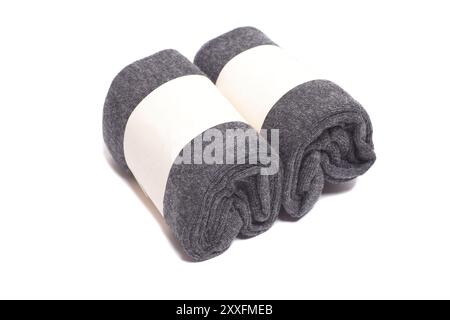 man's socks, isolated on white Stock Photo
