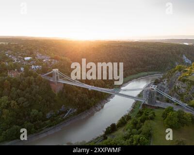 Clifton Suspension Bridge.  Bristol, UK. Stock Photo