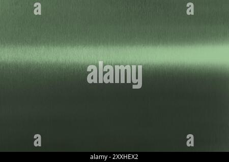 Shiny sage color foil as background, top view Stock Photo