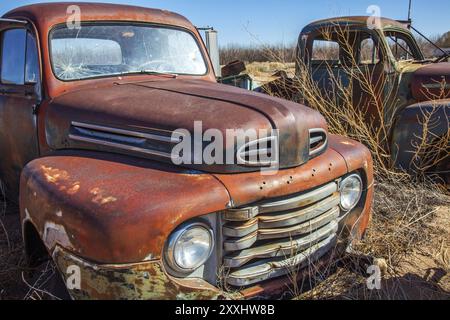 Old timer in the desert in Arizona USA Stock Photo