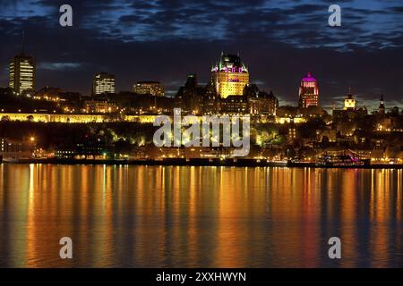 Quebec by night Stock Photo