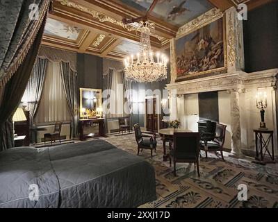 Amsterdam, Netherlands. August 29, 2023. The interior of the Royal Palace in Amsterdam Stock Photo