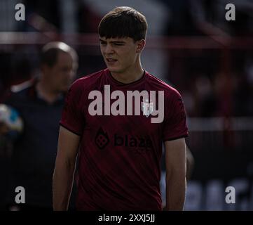 GO - GOIANIA - 08/24/2024 - BRAZILIAN A 2024, ATLETICO-GO x JUVENTUDE - Haller player of Atletico-GO during the match against Juventude at the Antonio Accioly stadium for the Brazilian A 2024 championship. Photo: Isabela Azine/AGIF Credit: AGIF/Alamy Live News Stock Photo