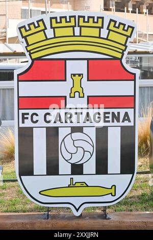 Cartagena Spain, 20 August 2024, Partial view of Cartagena football