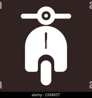 scooter motobike icon vector illustration symbol design Stock Vector