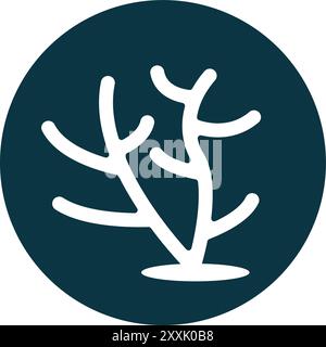 coral reef icon vector illustrstion symbol design Stock Vector